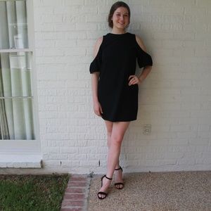 Black Cold Shoulder Dress